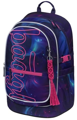 Baagl Kinderrucksack, Schulrucksack für Kinder mit ergonomisch geformter Rücken, Brustgurt und reflektierende Elemente
