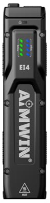 AIMWIN EI4 Flat EDC Flashlight 3000 Lumens Ultra Bright USB-C Rechargeable Slim Pocket Light 300M Long Throw Tactical Flashlight with Dual Tail Switches One-Touch Turbo Strobe