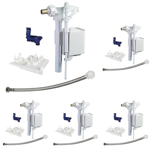 Schwab (eine Marke der Fluidmaster-Familie) Füllventilset für Unterputzspülkästen 182, 188, 180, 189 – (SKU-675100) (Packung mit 5)