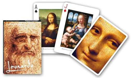 Piatnik 1657 Leonardo Da Vinci Card Game (55-Piece)
