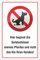 Schild Kein Hundeklo Hundekot Wiese Weide Salatschüssel Pferd 3 mm Alu-Verbund 300 x 200 mm