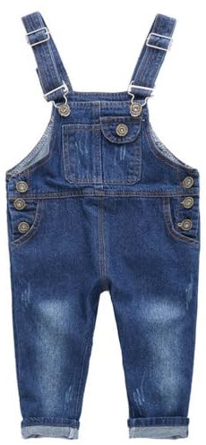 ARAUS Tute Salopette Jeans Pantaloni di Neonato Bimba Outfit Jumpsuit Casuale