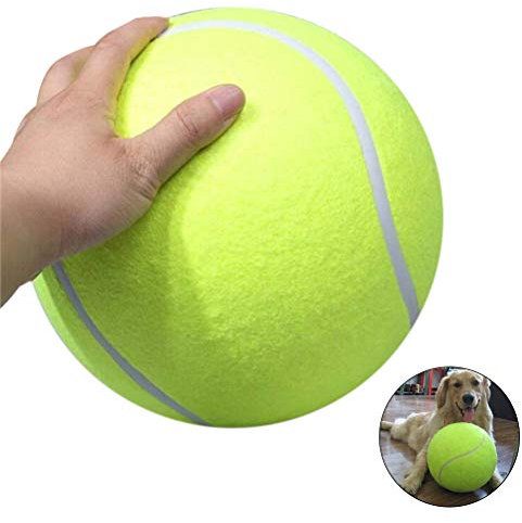 Hihey Hundespielzeug Bälle Robust Pet Tennis Ball 24CM Durchmesser Hund Chew Spielzeug Pet Ball Spielzeug Riesen Tennis Ball