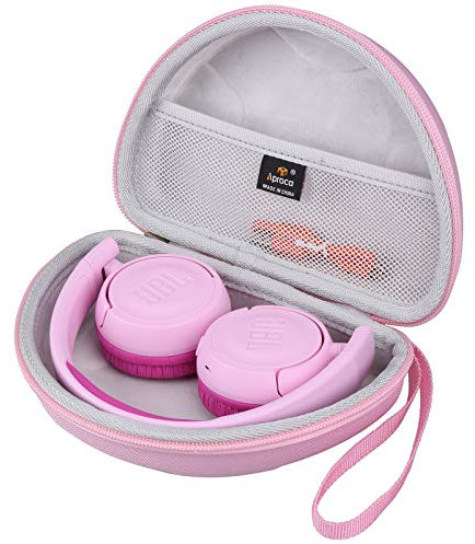 Aproca Kinder-Kopfhörer-Hülle, kompatibel mit JBL Junior 320 / Junior 320BT / JR 300BT Kids Wireless On-Ear-Kopfhörern, Rosa