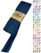Sandras-Bastelladen Schrägband/Einfassband Baumwolle Uni gefalzt 5m x 20mm 295-Stahlblau