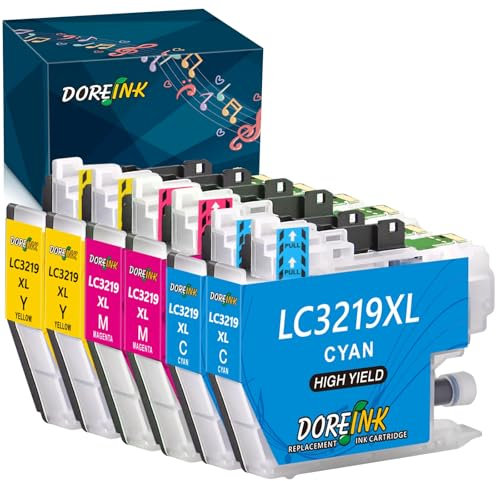 DOREINK LC3219XL Patronen Kompatibel für Brother LC-3219XL LC3219XL LC3217 Druckerpatronen für Brother MFC-J5330DW MFC-J5730DW MFC-J5335DW MFC-J6930DW MFC-J6530DW MFC-J5930DW MFC-J6935DW (6 Pack)