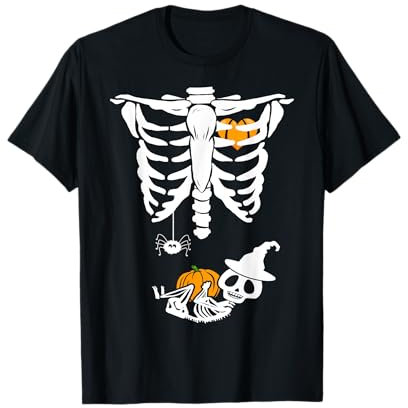 Costume de maternité pour femme enceinte avec cage à côtes T-Shirt