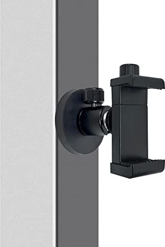 Vinkqiado Magnetische Handyhalterung für das Fitnessstudio, robuste Magnetbasis, zieht an eisenhaltige Metalloberflächen an, entworfen für Fitnessstudio, Motorräder, Tank, Traktor, Werkzeugkasten,