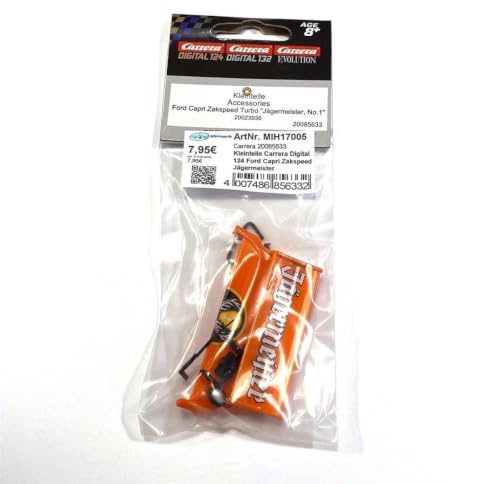 Carrera DIGITAL 124 85633 Spare Parts for Ford Capri Zakspeed Turbo Jägermeister, No.1
