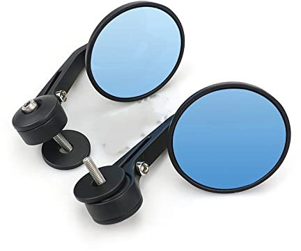 Rückspiegel Für Husqvarna Für Svartpilen 401 250 701 Blaues Glas Rückansicht Runder Lenker Lenkerende Rückansicht Seitenspiegel Motorradzubehör Lenkerendenspiegel
