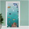 Finest Folia Türfolie 90x200 cm Türtapete Türposter Folie für Tür Wohnzimmer Kinderzimmer Küche Türaufkleber Bad Aufkleber selbstklebend TF04 (03 Meerestiere)
