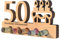 Gutepa Geldgeschenke Geburtstag, Geschenk zum 50. Geburtstag Frau, Geldgeschenk Holz zum Geburtstag 50 männer, Lustig Geldgeschenk für Freund, Familie, Liebhaber, Jubiläum usw