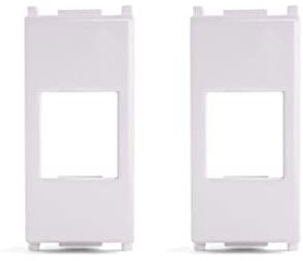 oniroview Adattatore Inserto Keystone per Frutto RJ45 Compatibile Vima Plana Bianco (2)