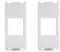 oniroview Adattatore Inserto Keystone per Frutto RJ45 Compatibile Vima Plana Bianco (2)