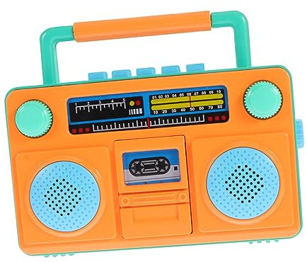 Toyvian Radio Analógica Juguetes Educativos Mini Juguetes para Niños Juguetes Musicales Juguetes para Niños Juguete Interactivo Simulación Radio Juguete, Color Aleatorion