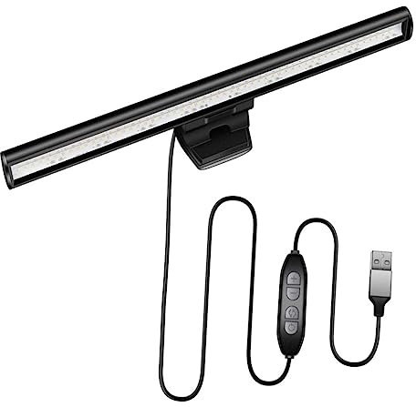 OSALADI 1 Set Monitor Hanging Light Desktop Computer Lamp Task Bar Night Light Computers Laptops Computer Screen Lamp Under Monitor Light Chandelier Eye Protection Office Plastic Abs