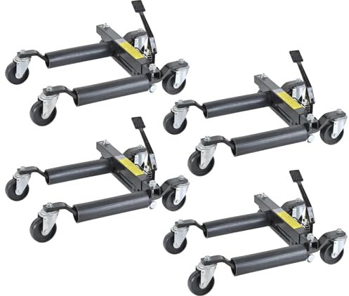 Hydraulic Vehicle Positioning Wheel Skate (1500LB Go Jack Car Dolly Tyre Lift Set of 1, 2 or 4) (4)