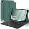 Funda con Teclado para Samsung Galaxy Tab A9+ 11'', Teclado Bluetooth Inalámbrico Desmontable con Funda y Portalápices para Samsung Galaxy Tab A9 Plus 11 Pulgadas 2023(SM-X210/X216/X218), Verde Oscuro