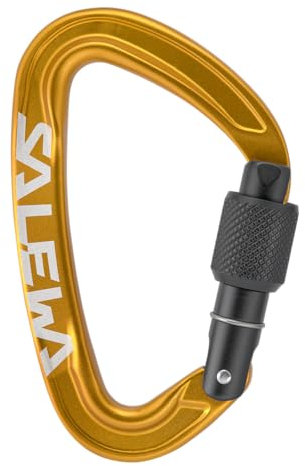 Salewa Ortles-Schraubkarabiner, Orange