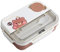 WowWoke Brotdose Kinder Mit Fächern Lunchbox Erwachsene 1250ml Brotdose Erwachsene Lunchbox mit Fächern Brotdose Mehrweg Bento Box für Schule/Arbeit/Picknick(PP, kleiner Bär braun)