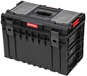 Qbrick System Werkzeugkoffer Werkzeugkasten Leer Werkzeugkiste Box Behälter ONE 450 2.0 Profi Schwarz 585 x 385 x 420 mm