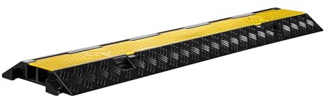 Wiltec Canalina passacavi carrabile, 980x240x45mm, 2 canali, max 13 t, Pedana copricavo