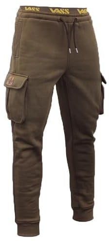 Vass VQ552 Culture Fishing Cargo Joggers, Khaki Green VQ552/07/XXXL
