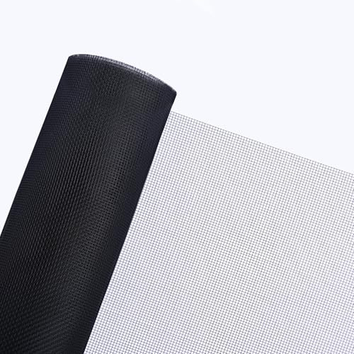 Ailinscn Moustiquaire Fenêtre, 150 x 3000 cm, Grillage en fil d'acier inoxydable 304 Moustiquaire de remplacement découpable, Convient pour les fenêtres, salons, portes-fenêtres, lucarnes
