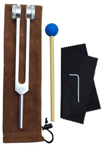 Giuneuow 111HZ Tuning Fork Set, Tuning Fork for Music Chakra, Sound Therapy, Keep Body, Mind and Spirit in Perfect Harmony