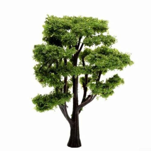Set of 10 Model Trees for Dioramas, Featuring Heights of 8cm & 10cm for Various Uses