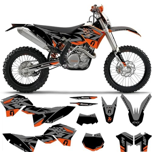 Motorrad-Grafik-Aufkleber für KTM EXC EXCF XCF 2008 2009 2010 2011 SX SXF 2007-2010