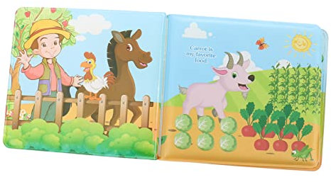 BESPORTBLE 1Stück Wasserdichtes Bildungsbuch Für Badewanne Early Learning Buch Für Junge Mädchen Strapazierfähig Und Für Fröhliches Design