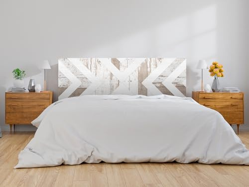 Oedim Kopfteil für Bett, PVC, Holzoptik, antik, 150 x 60 cm, originelles und wirtschaftliches Kopfteil