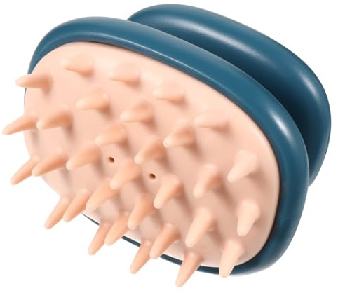 TOBBOMEY Massagebürste für Kopfhaut Kopfhautmassagegerät aus Hochwertigem Material Kopfhautpeeling-pad für Shampoo-bürste Ergonomischer Griff für Einfache Handhabung Langlebige