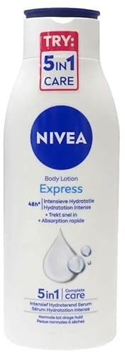 6er Pack - NIVEA Body Lotion 5in1 Complete Care - Express - für normale bis trockene Haut - 400 ml