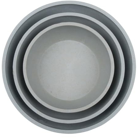 District 70-5347 - Bamboo Hundenapf - Eisblau - Small: 14 x 14 x 5, 2 cm (570 ml), Small (570 ML)