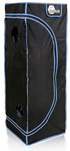 yourGEAR Growzelt Plantsville in 8 Größen - Grow Indoor Box, Zuchtzelt, Gewächshaus, Schrank zur Pflanzenzucht - 40 x 40 x 120 cm