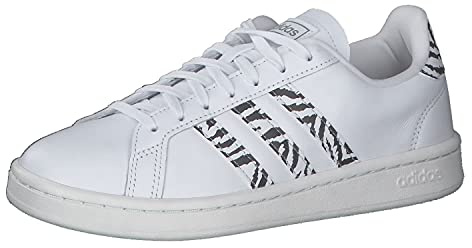 adidas Unisex Grand Court Sneaker, Ftwbla Ftwbla Balcri, 37 1/3 EU