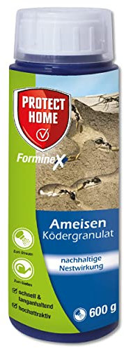 SBM Protect Home Forminex Ameisen Ködergranulat, Ameisenstreumittel mit sehr guter Lock- & Nestwirkung, 600 g Streudose