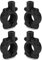 QWORK 4 Stücke 22mm Motorrad Spiegel Halterung - 10mm Halter für Fahrrad, Dirt Bike, ATV