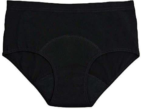 IMSEVIMSE Periodenslip Hipster, Black, Größe L, light flow (1er Pack)