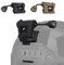 WLXW Lámpara De Casco Táctico 4 Modos De Conversión Airsoft Lámpara De Casco Ahorro De Energía Caza Militar Casco Rápido Linterna,Negro