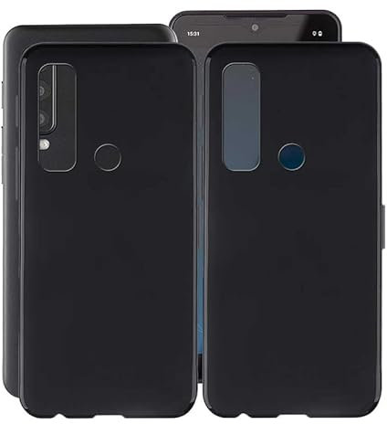 HGJTF Hülle für Cat S75 (6.6), 2 Stück Schwarz Stoßfeste Kratzfeste Handyhülle Case, Dünn Weiche TPU Bumper (Anti-Fingerabdruck) Schutzhülle Tasche für Cat S75