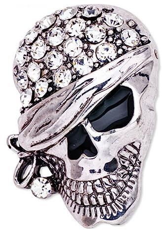 GALPADA Totenkopf Brosche Totenkopfstifte Gruselige Brosche Cartoon-totenkopf-brosche Schädelstifte Schädelknochenbrosche Totenkopf-stift Halloween-brosche Fingerhut Popularität