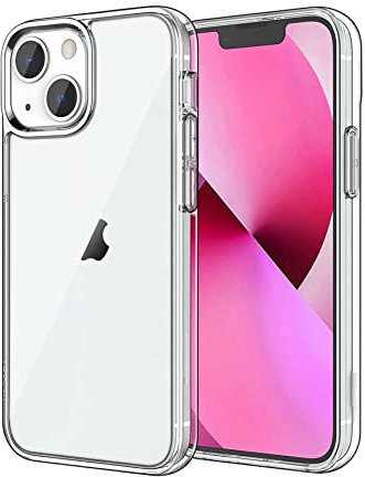 Crystal Clear Case for iPhone 13 Mini Silicone Transparent Slim-Fit Mobile Phone Case Cover with Anti-Scratch and Shock Absorption for iPhone 13 Mini Case Supports Wireless Charging (Crystal clear)