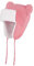 LACOFIA Baby Wintermütze Kleinkind Mädchen Earflap Beanie Kinder Warme Fleece Gefüttert Bär Hut Strickmützen Trappermütze mit 2 Öhrchen Rosa 2-4 Jahre L