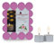 STL 6-Hour Tealight Fragrance Candles - Pack of 20, Individual Scents for Extended Aromatherapy Bliss (7 Fragrance Options) (Rose)