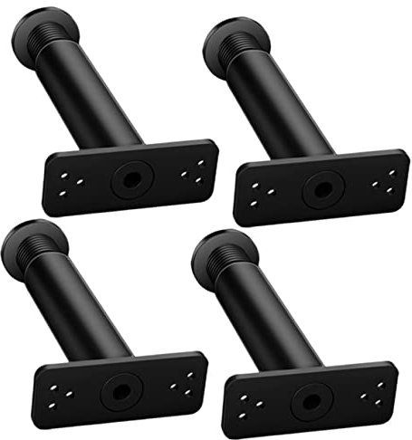 WOONEKY 4 Stück Bettgestell 22cm verstellbare Bettstützbeine Verstellbare Bettbein Stütze Bettstütze höhenverstellbar Couch Bettrahmen verstellbare Bettstützen verstellbare Bettteile Sofa