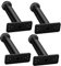 WOONEKY 4 Stück Bettgestell 22cm verstellbare Bettstützbeine Verstellbare Bettbein Stütze Bettstütze höhenverstellbar Couch Bettrahmen verstellbare Bettstützen verstellbare Bettteile Sofa
