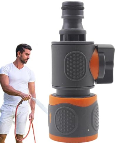 Garden Hose Connector With Shut-off Valve - Portable Water Control Adapter Extension for Hose Tool Gadget